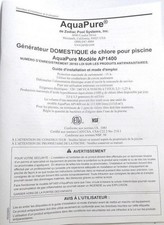 Aquapure ap1400 rateur d'occasion  Expédié en France