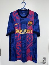 Camisa de futebol Messi 10 Barcelona 2021/22 terceira Nike futbol, usado comprar usado  Enviando para Brazil