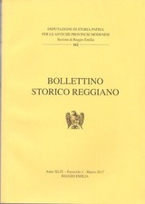 Bollettino storico reggiano usato  Novellara