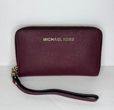 Carteira Michael Kors jet set viagem multifuncional plana grande telefone marrom comprar usado  Enviando para Brazil