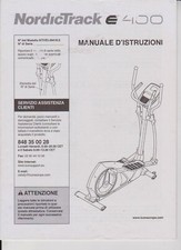 Nordictrack 400 manuale usato  Martinsicuro