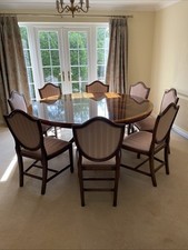 Mahogany yew dinning for sale  OAKHAM