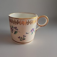 Antiga xícara de café Regency, raminho ou padrão de flor de milho, C 1820 comprar usado Antiga xícara de café Regency, raminho ou padrão de flor de milho, C 1820 comprar usado  Enviando para Brazil