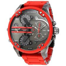 Diesel Mr Daddy 2.0 relógio masculino cronógrafo silicone bronze cinza vermelho DZ7370, usado comprar usado  Enviando para Brazil