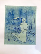 Affiche lithographie illustré d'occasion  Paris V
