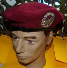 Beret rouge parachutistes d'occasion  Le Thor