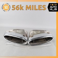 Conjunto de pontas de silenciador de escape 12-15 Bentley Continental GT GTC esquerda e direita fabricante de equipamento original 56k comprar usado  Enviando para Brazil