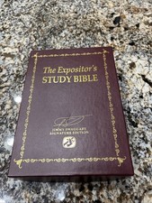 Jimmy Swaggart Signature Edition Expositor’s Study Bible Genuine Sheepskin comprar usado Jimmy Swaggart Signature Edition Expositor’s Study Bible Genuine Sheepskin comprar usado  Enviando para Brazil
