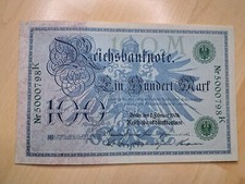 100 reichsmark reichsbanknote gebraucht kaufen  Nittenau