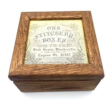 Oak trinket box for sale  Olympia