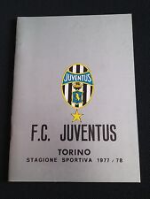 *** JUVENTUS *** VADEMECUM STAGIONE SPORTIVA 1977/78 !!! na sprzedaż  Wysyłka do Poland