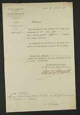 Maréchal macdonald autographe d'occasion  Coulans-sur-Gée