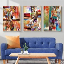 Moderno abstrato sexy feminino pintura em tela pôster de parede impressão arte em tela arte em parede comprar usado  Enviando para Brazil