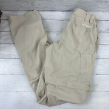 Pantalones de pesca convertibles Columbia PFG omni-sombra para hombre talla 28x34 beige tostado segunda mano  Embacar hacia Argentina