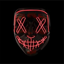 Grusel maske led gebraucht kaufen  Schnaittach