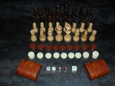 Holzkiste schach backgammon gebraucht kaufen  Düsseldorf