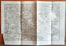 1829 antique map for sale  STAFFORD