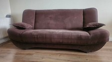 Modern brown seater for sale  LONDON