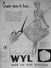Wyl lingerie advertising d'occasion  Expédié en Belgium