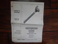 Paramount electric blower for sale  Mountainburg
