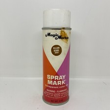Usado, Marcador mágico vintage dos anos 70 amarelo ocre - 282 papel etiqueta tinta spray lata 8 oz comprar usado  Enviando para Brazil