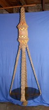 Large macramé glass for sale  New Hartford
