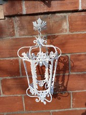 Lampadario lanterna bianca usato  Zenevredo