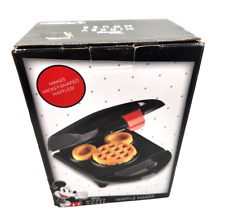 Mickey Mouse Disney Waffle Maker placas antiaderentes Intertek novas em caixa aberta, usado comprar usado  Enviando para Brazil