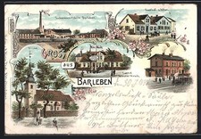 Lithographie barleben gasthof gebraucht kaufen  Berlin