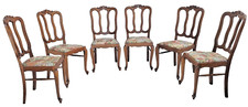 6 tapestry dining chairs oak for sale  Whittier