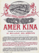 Rare ancienne étiquette d'occasion  Bordeaux-