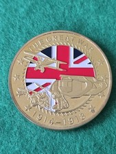 Gold plated medallion for sale  KING'S LYNN