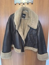 Zara woman kunstlederjacke gebraucht kaufen  Essen