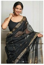 Linen silk saree for sale  SOUTHALL
