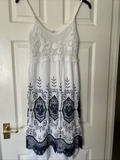 Crochet dress l for sale  HERTFORD