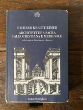 Krautheimer richard architettu usato  Cormano