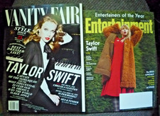 Lot of 2  TAYLOR SWIFT Magazine Covers:  Vanity Fair  & Entertainment Weekly comprar usado Lot of 2  TAYLOR SWIFT Magazine Covers:  Vanity Fair  & Entertainment Weekly comprar usado  Enviando para Brazil