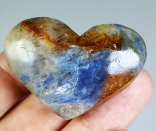 Cianita azul natural em pedra de cristal de quartzo amostra mineral de cura do coração comprar usado  Enviando para Brazil