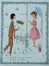 Peynet publicité nicolas d'occasion  Paris III