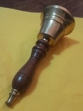 Campanello ottone legno usato  Trieste