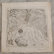 curiosa art deco erotica style DLG Picasso eau-forte 24x24cm/arches Formica 84 comprar usado  Enviando para Brazil