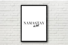 Namastay bed. typography for sale  GLASGOW