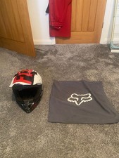 Fox pilot helmet. for sale  AYLESFORD