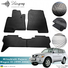 Tapetes de assoalho de carro para Mitsubishi Pajero Wagon III V60 1999-2006 conjunto de borracha de 4 peças, usado comprar usado  Enviando para Brazil
