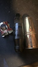 Vintage Selmer Paris LT Larry Teal Scroll Shank Saxofone Tenor Bocal comprar usado  Enviando para Brazil