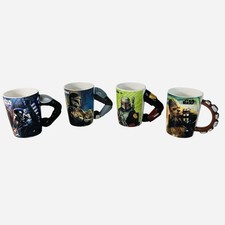 Lote 4 canecas de café Star Wars Boba Fett Mandalorian Darth Vader Chewbacca Galerie comprar usado  Enviando para Brazil