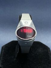 Vintage Pulsar 4912-2 Time Computer Relógio de Quartzo LED Aço Inoxidável - Funcionando comprar usado  Enviando para Brazil