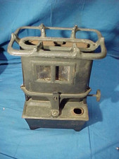 19thc SAD IRON ferro fundido AQUECEDOR DE QUEROSENE + FOGÃO DE ACAMPAMENTO comprar usado  Enviando para Brazil