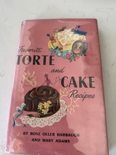 Favorite Torte And Cake Recipes Hardcover Book Simon Schuster Vintage 1951 comprar usado  Enviando para Brazil