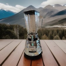 Liquidificador Osterizer Beehive clássico cromado e vidro capacidade para 5 xícaras EUA comprar usado  Enviando para Brazil